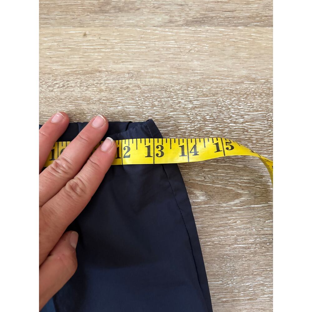 MeiMeij Italy Pull-On Tailored Trousers Dark Navy Blue Stretch Pants - Picture 6 of 8